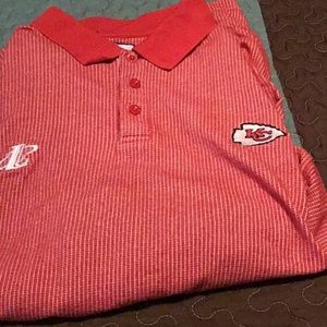 Kansas City Chiefs XL Cotton Polo Shirt